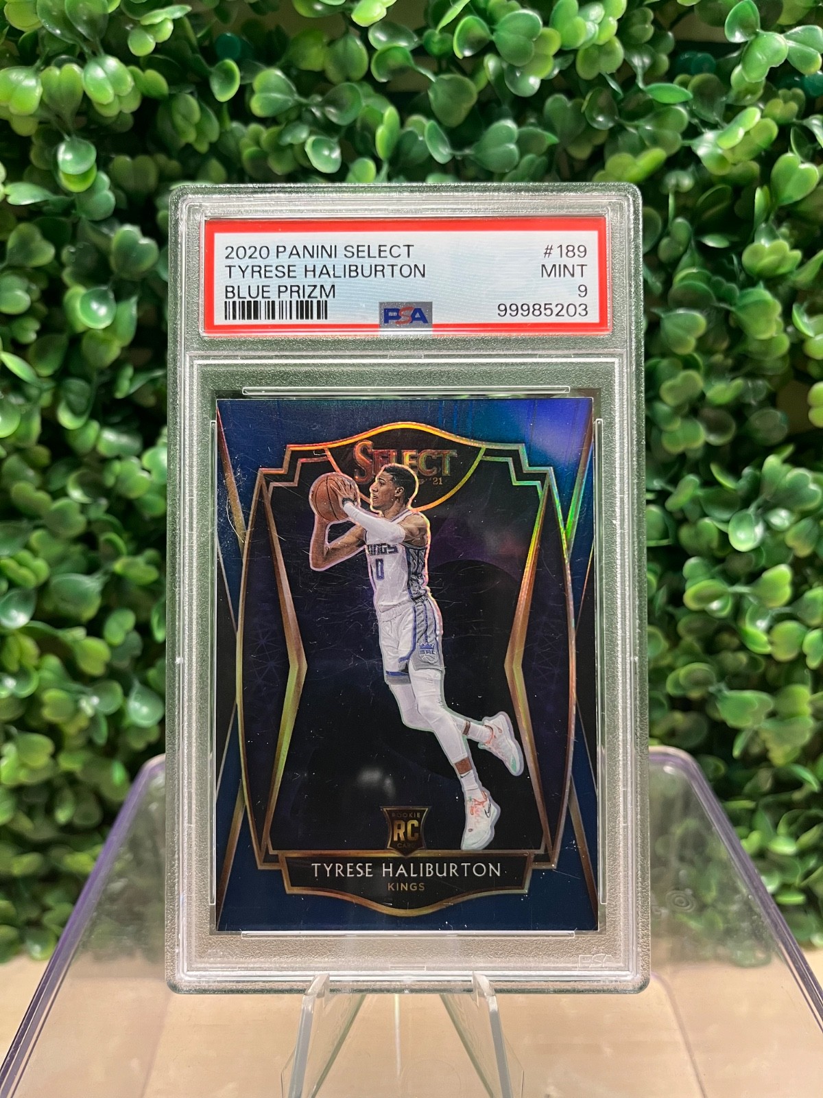 2020-21 Panini Select - Premier Level Tyrese Haliburton #189 Blue Prizm (RC)