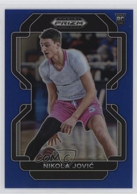 2022-23 Panini Prizm Draft Picks Blue 51/199 Nikola Jovic #75 Rookie RC 1pe9