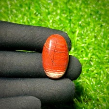 Jewelry Making Banded Red Jasper Cabochon High Grade Polished Cabs, 30x19x7MM