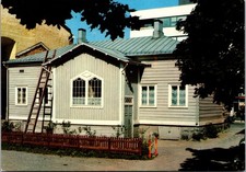 Postcard Finland H�meenlinna Birthplace of Composer Jean Sibelius