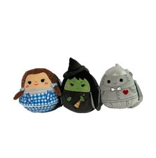 Lot 3 Squishmallows Wizard Of Oz 8 Anniversary Dorothy Tin Man Wicked Witch