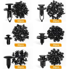 200pcs Car Push Pin Rivet Fastener Bumper Fender Trim Retainer Clips