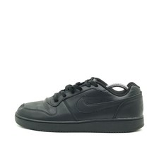Nike Herren Court Vision Low Schuhe Schwarz Leder Atmungsaktiv Sneaker EU 42.5