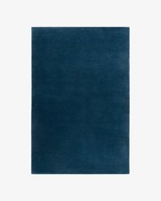 Nordic Knots Deep Blue Rug - Hand Tufted Rug Wool Area Rug Any Size Available
