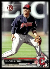 2017 Bowman Draft Yu-Cheng Chang Cleveland Indians #BD-7