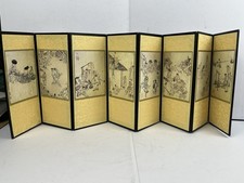 Korean Art Foldable Screen, Danwon Painting