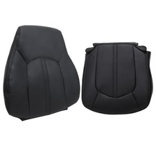 Driver Side Bottom  Top Lean Back Replacement Perforated Leather Seat Cover