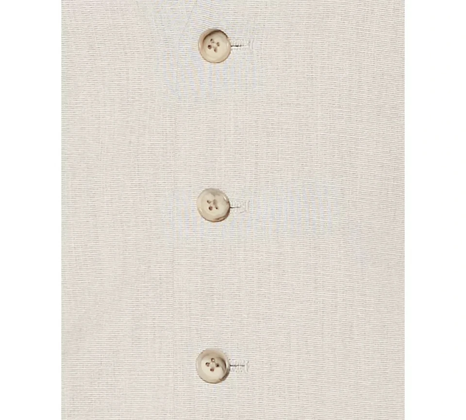 Perry Ellis Men's Slim-Fit Vest Light Beige X LARGE - Image 2 of 3