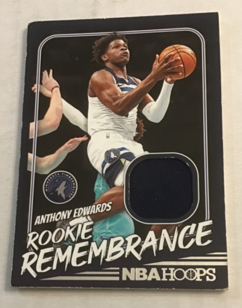 2022-23 Panini NBA Hoops - Rookie Remembrance Anthony Edwards #RR-AEM (MEM)
