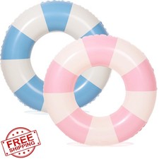Yuokwer 33 Pool Floats 2 Pack Blue Pink