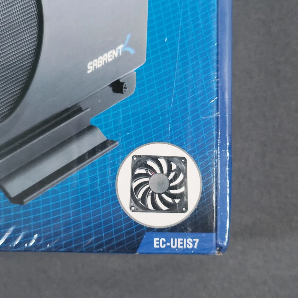 Sabrent EC-UEIS7 3.5" SATA/IDE Hard Drive Aluminum Closure with Fan 2.0 USB NEW - Image 4 of 4