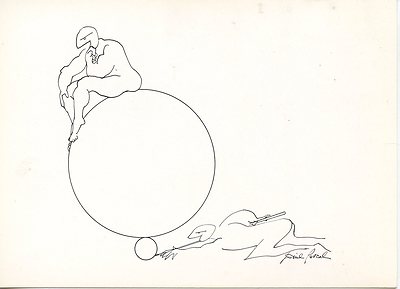 POSTCARD ILLUSTRATOR DAVIS PASCAL / HUMOR DRAWINGS 75 AVIGNON / PIANO