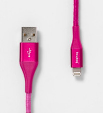 Heyday 6ft iPhone/Ipad Charging Cable  to USB-C-CORAL PINK / OMBRE
