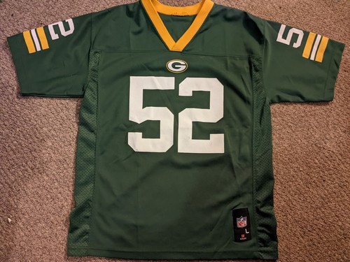 Boys NFL Green Bay Packers #52 Clay Matthews Football Jersey Green Size Large