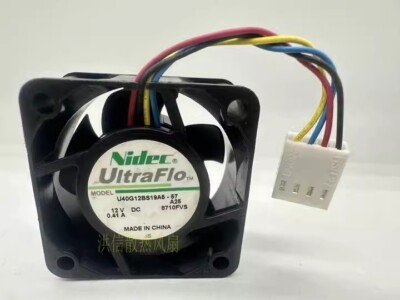 NIDEC U40G12BS19A5-57 4020 DC12V 0.41A 4CM 4-Pin High Airflow Cooling Fan