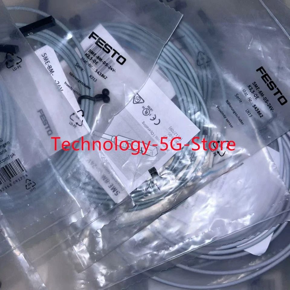New Festo SME-8M-DS-24V-K-2.5-OE 543862 Cylinder Mounted Proximity Sensor - Image 4 of 4