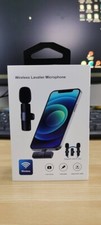 Wireless Lavalier Microphone Set for iPhone - 2 Mics, Clear Audio, Plug Play