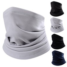 Soft Fleece Neck Gaiter Face Cover Scarf Neck Warmer for Cold Weather Wind-proof