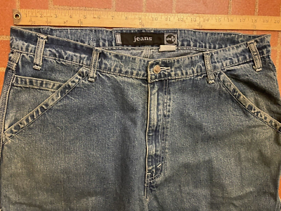 Levi's Silver Tab Carpenter Jeans Mens 38x32 Blue Denim Vintage