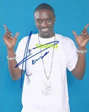 AKON #2 REPRINT PHOTO 8X10 SIGNED AUTOGRAPHED PICTURE CHRISTMAS MAN CAVE GIFT