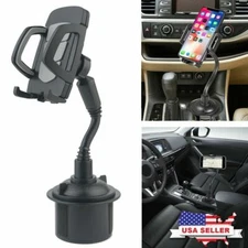 New Universal Adjustable Car Mount Gooseneck Cup Holder Cradle for Cell Phone #1