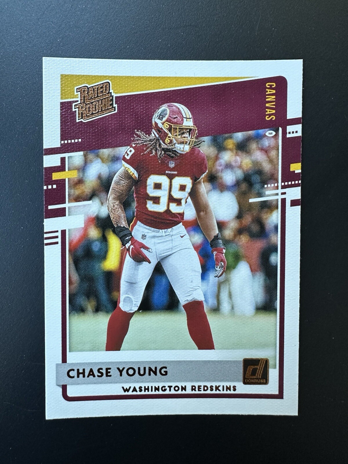 2020 Panini Donruss - Rated Rookie Canvas #316 Chase Young (RC)