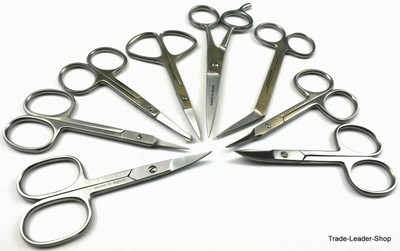 Nagelschere gebogen gerade Nagelhautschere Schere scissor Maniküre Pediküre nail