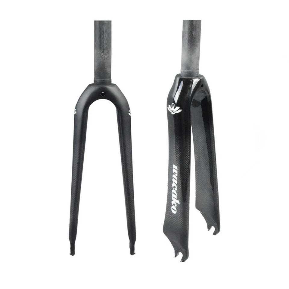 1-1/8" 3K Full Carbon Forks Bicycle Rigid Fork BMX Bicycle Forks 14/16/18/20/22" - Image 3 of 4