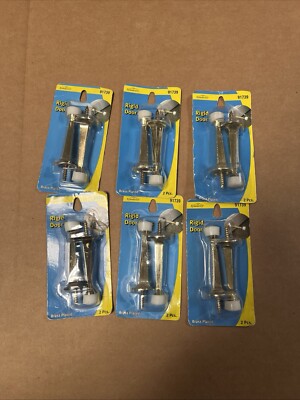 Lot Of 12 Symmetry  Hardware  3'' Rigid Door Stop, Gold Finish #91739