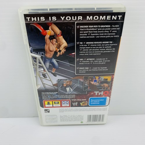 WWE SmackDown vs. Raw 2011 PSP Game With Manual Tested & Working - Picture 2 of 4