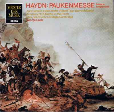 Haydn Paukenmesse - Missa In Tempore Belli NEAR MINT Decca Vinyl LP