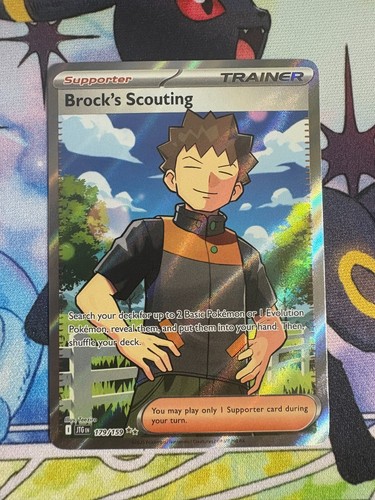 2025 Pokémon Journey Together Brock's Scouting Ultra Rare #179