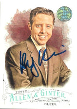 Rick Klein Signed Allen & Ginter Card Autographed ABC News Politics - 2