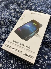 Mophie - powerstation Hub 6000 mAh Portable Charger for Most Qi- and USB-Enable