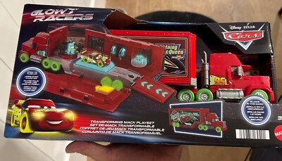 Disney Pixar Cars Glow Racers Mack Hauler 2023 New Arrival