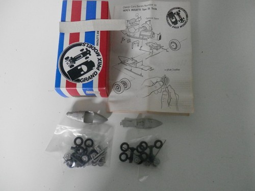 1/43 Grand Prix Models White Metal Unmade Kit. No63. Bugatti Type 35. 6 Wheel