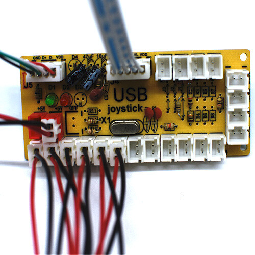 Arcade LED Buttons and Joystick Kit Controller Zero Delay USB Encoder MAME Games - Picture 5 of 11