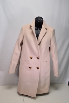 NWT Sezane Johnson Sable Colored Wool Trench Coat Size