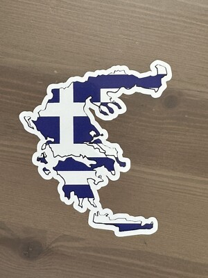 2 Adesivi Bandiera Grecia Per Auto E Moto | 8x5 Cm | Vinile Resistente Per Interni Ed Esterni - Foto 7