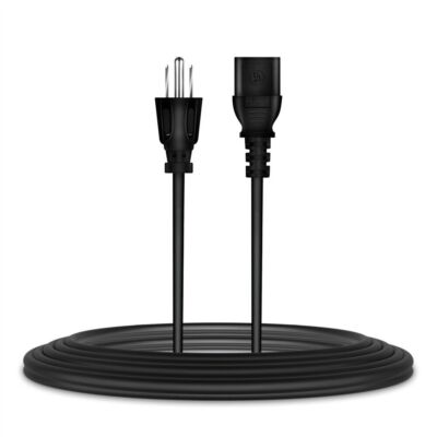 UL 6FT AC Power Cord Cable For Kanto TUK Matte Black Powered Speakers 3-Prong