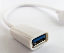 4x USB White 3.0 OTG Host Flash Disk Cable for Samsung Galaxy Note 3 N9000 N9005