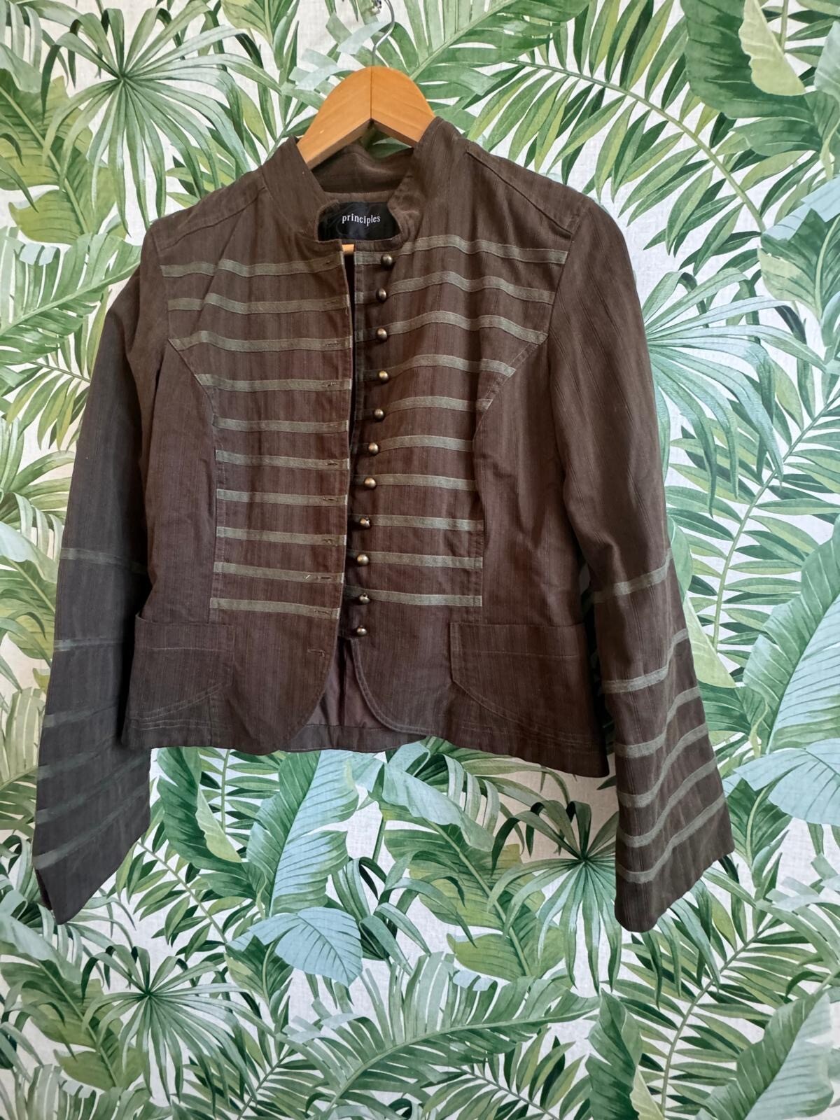 Principles brown jacket size 16 - image 2