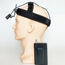 Max 90,000 Lux@20cm Distance Headband Surgical Dental Headlight 10 hrs Battery