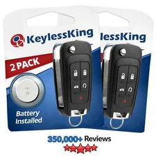 2 New Flip Key Remote Start Keyless Entry Transmitter Fob For OHT01060512