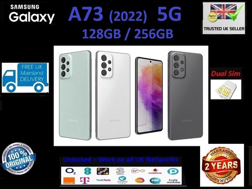 Samsung Galaxy A73 128GB 256GB 5G 8GB RAM SM A736B DS Dual Sim Unlocked New EBay