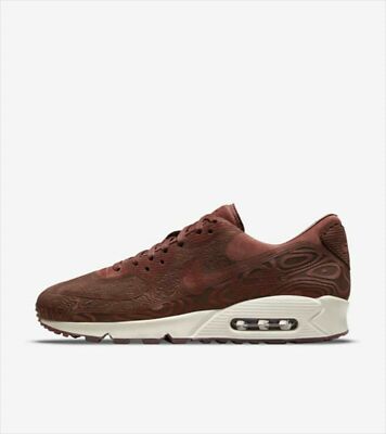 Nike Air Max 90 QS Laser Mahogany Shoes DH4689 200 Dark Pony | eBay
