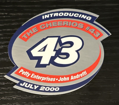 PETTY ENTERPRISES Cheerios Nascar #43 Pontiac Richard John Andretti 2000 King