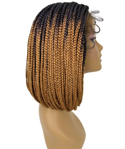 LUXLUXE Tiara gerade 12 Zoll lang 4X4 handgebundene Spitze geflochtene Perücke, BLB-0140 - Bild 105 von 128