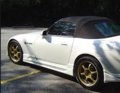c west s2000 lip NEW 0 01 02 03 04 05 06 07 08 09 HONDA S2000 CWEST STYLE SIDE REAR LIP BODY  KIT
