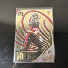 2023 Donruss Bijan Robinson Vortex Insert SP Atlanta Falcons 